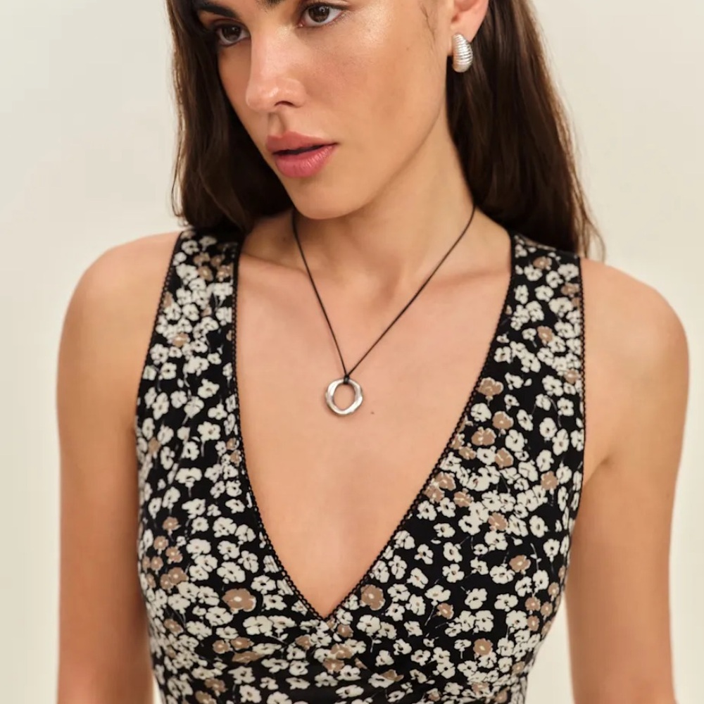 The Reformation Brayden Knit Dress Juno, M - Picture 2 of 4